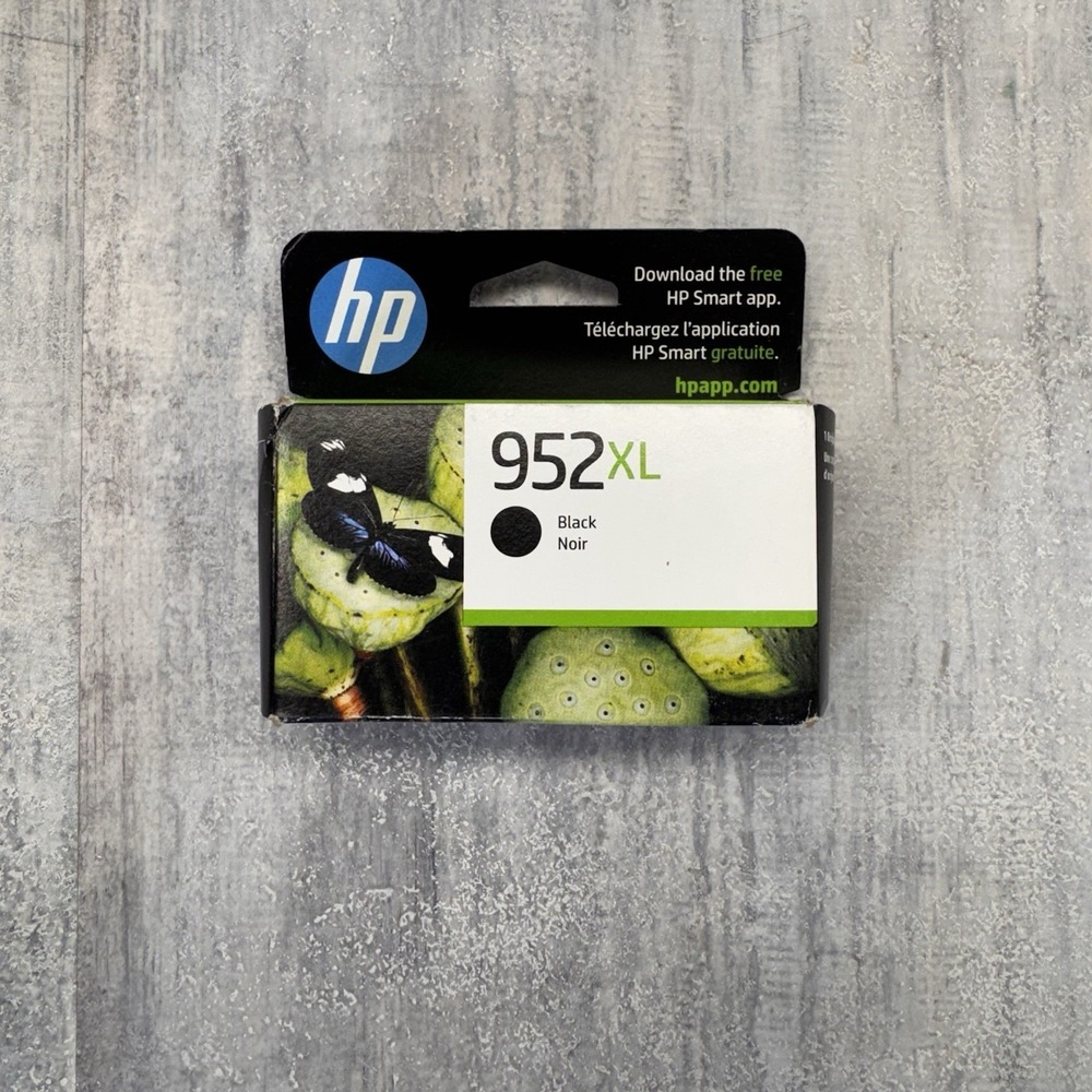 HP Office Jet Pro 952xl Black Printer Ink Dated Aug 2026